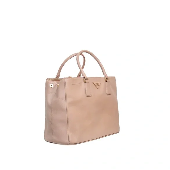 PRADA Large Galleria Saffiano  Hand Tote Bag Leather Pink - Picture 2 of 11